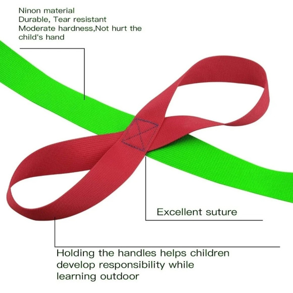 Daycare Walking Rope, Children Safety Walking  Rope with 12 Colorful Handles - Picture 6 of 9